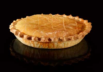 Pâté à la viande dans les mets cuisinés de la boucherie.